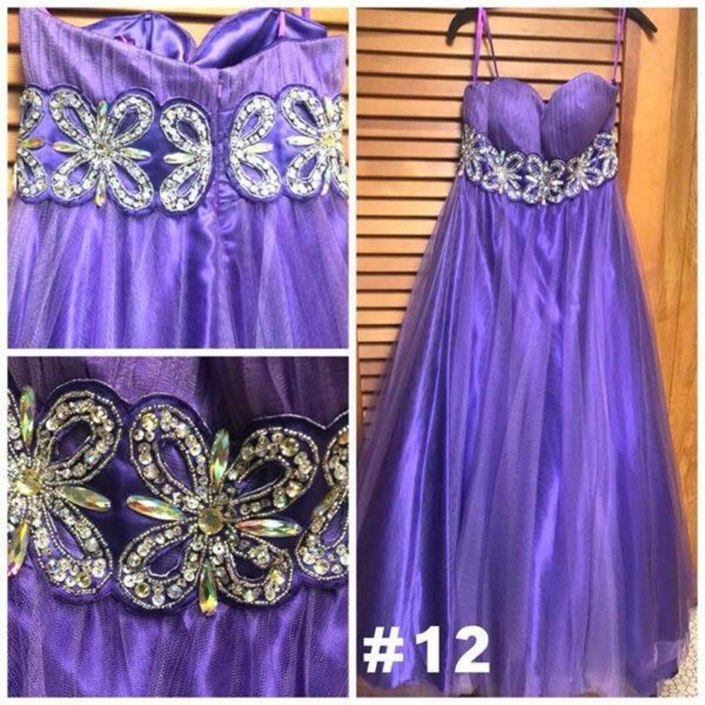 Purple gown